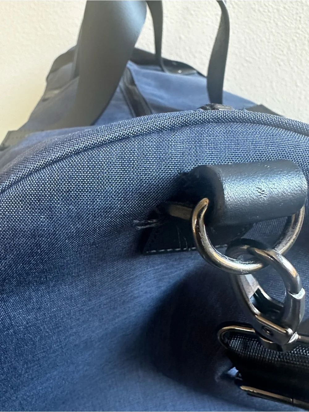 BMW Men's Carry on Crossbody Overnight Weekender Gym Duffel Bag. Rare & Unique.